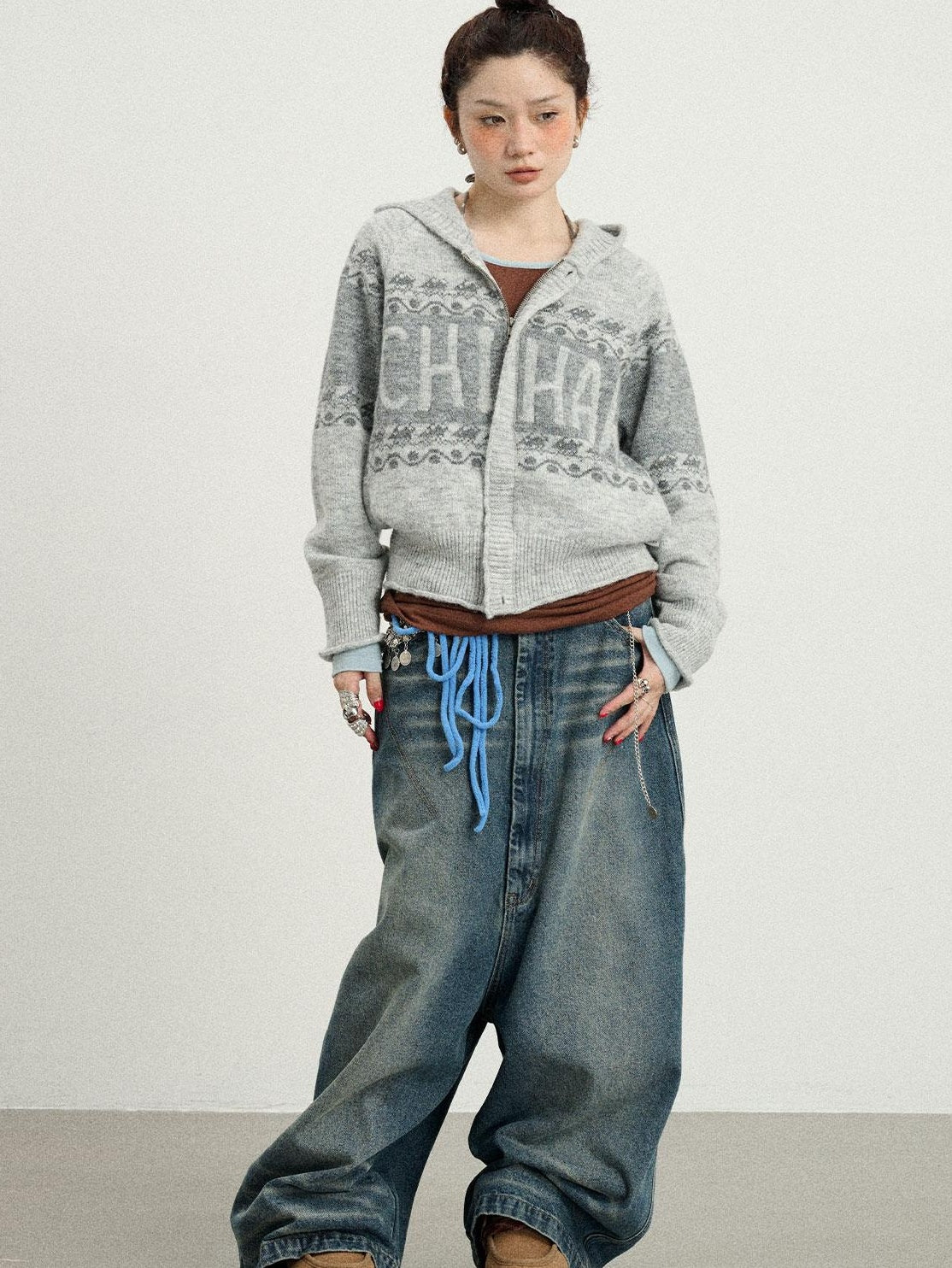 Achihara Spring Knit Cardigan Top For Women Outerwear