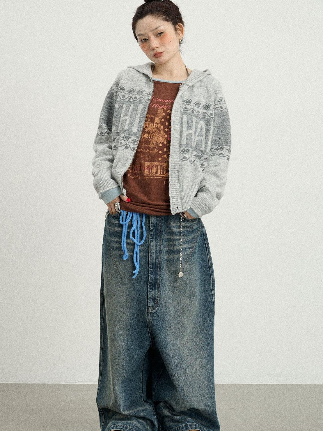 Achihara Spring Knit Cardigan Top For Women Outerwear