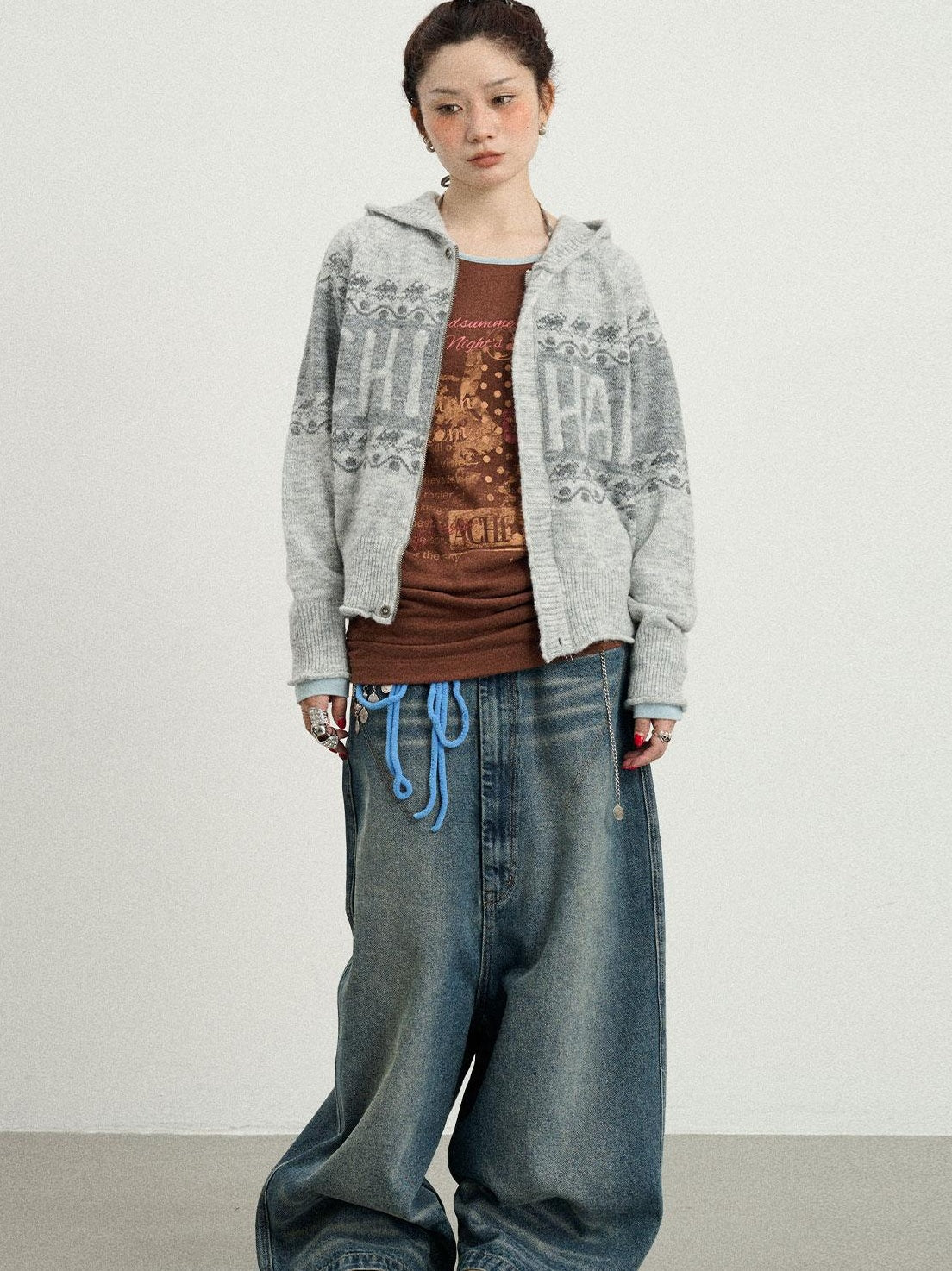 Achihara Spring Knit Cardigan Top For Women Outerwear