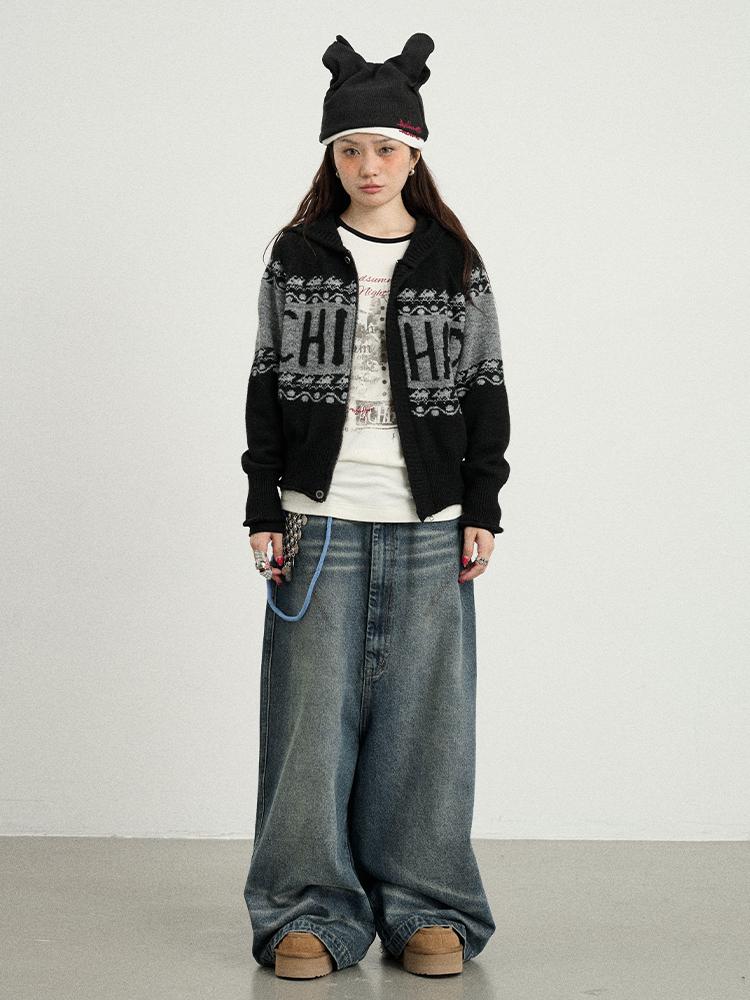 Achihara Spring Knit Cardigan Top For Women Outerwear