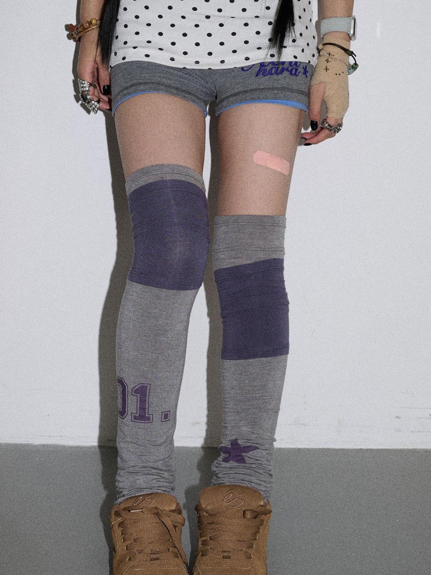 Achihara Star Oxygen Bottle Leg Socks Leg Warmers