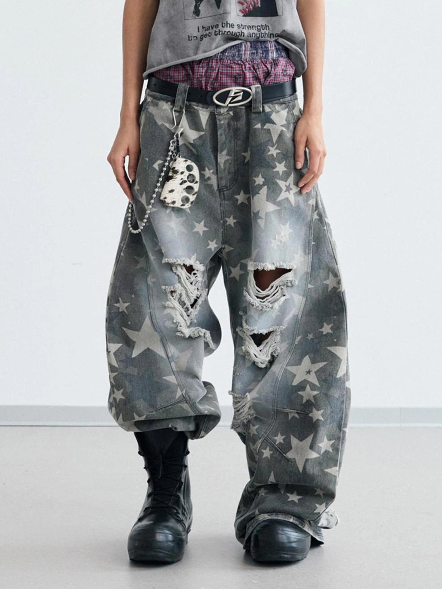 Star Ripped Scimitar Pants