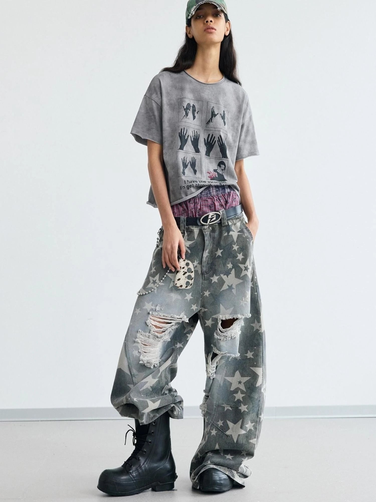 Star Ripped Scimitar Pants