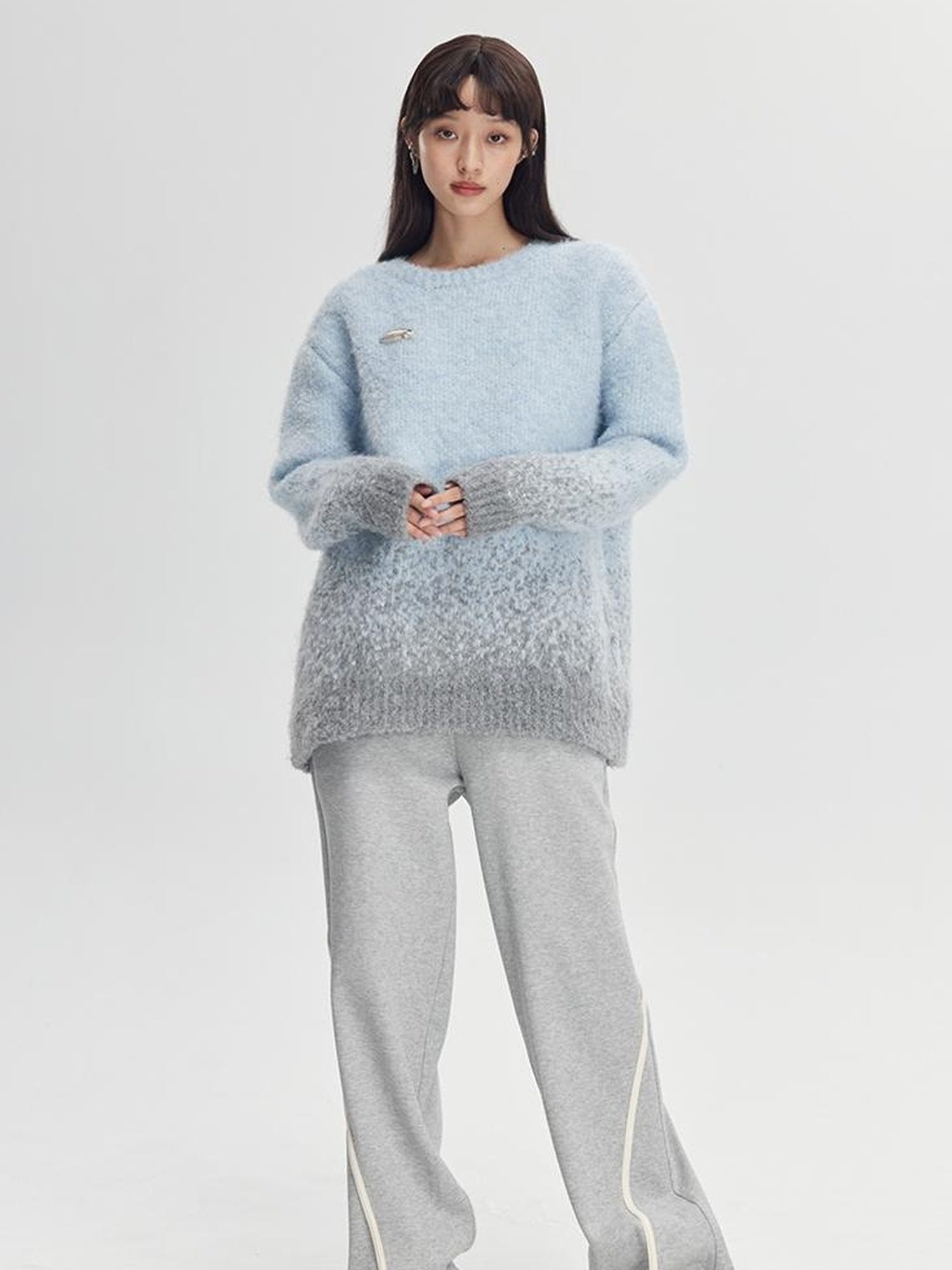 DIDDI MODA Starry Gradient Knit Sweater