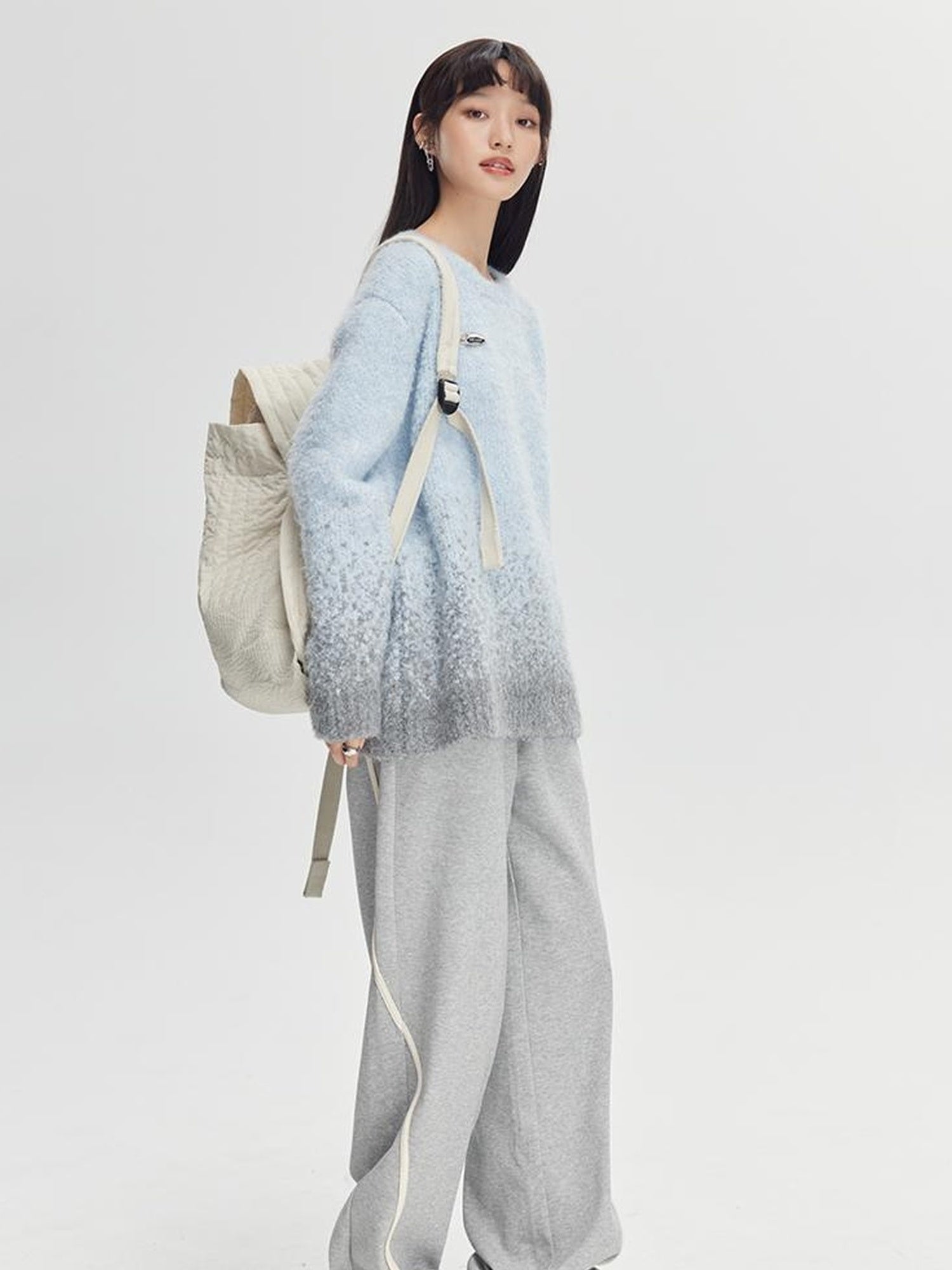 DIDDI MODA Starry Gradient Knit Sweater