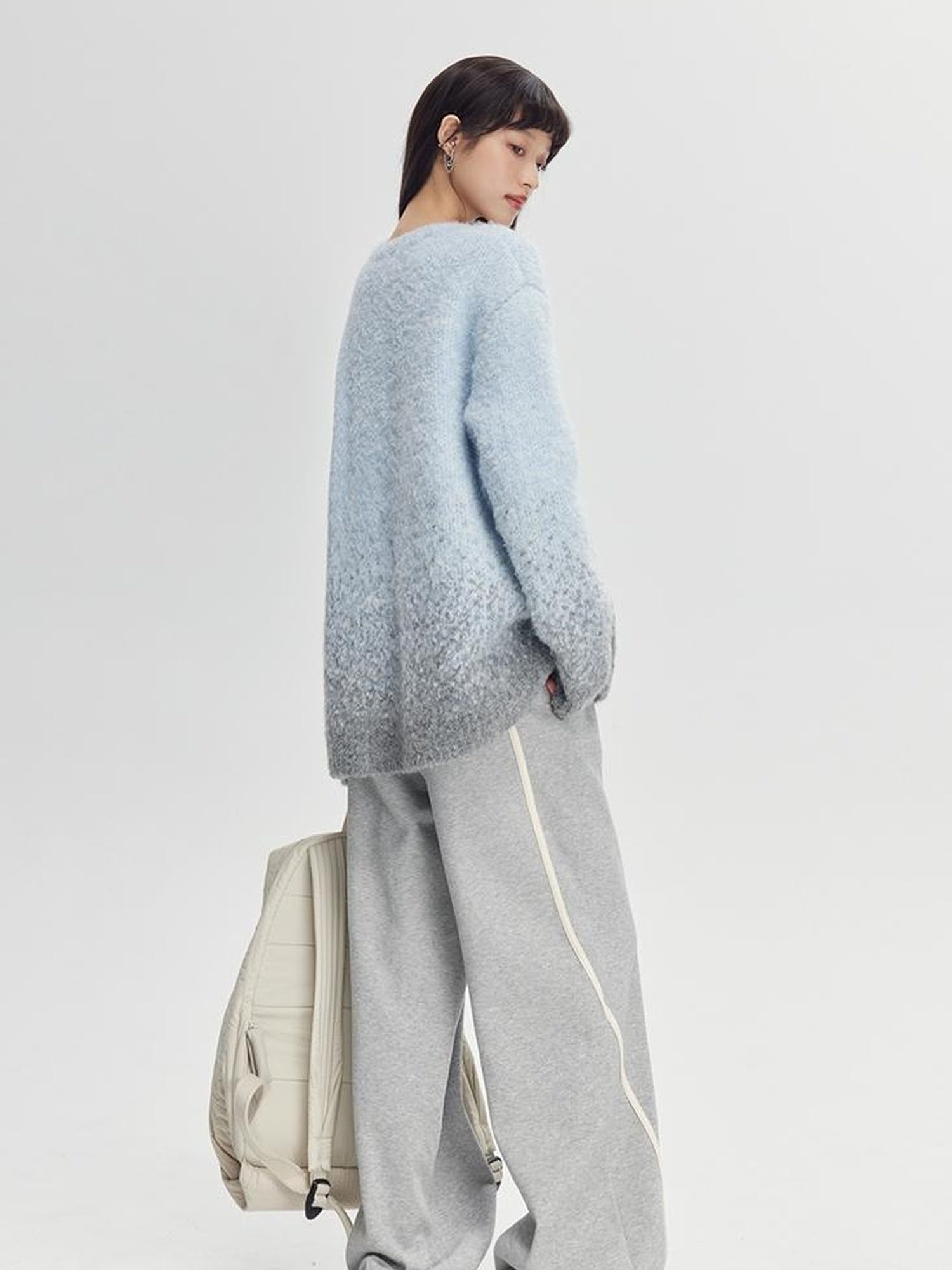 DIDDI MODA Starry Gradient Knit Sweater