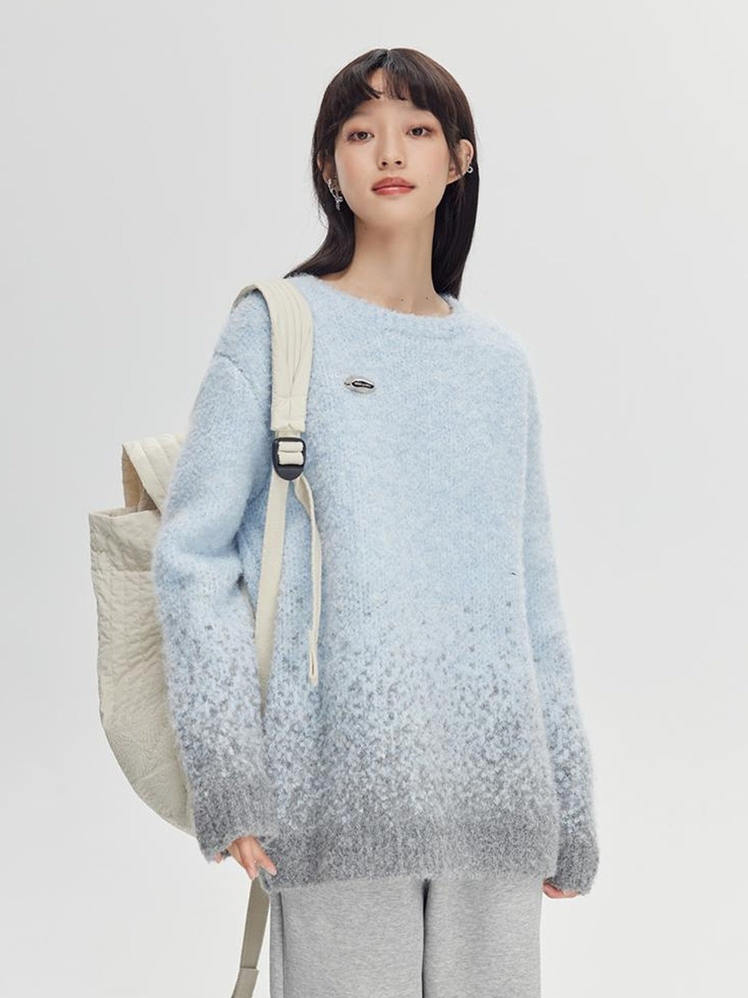 DIDDI MODA Starry Gradient Knit Sweater