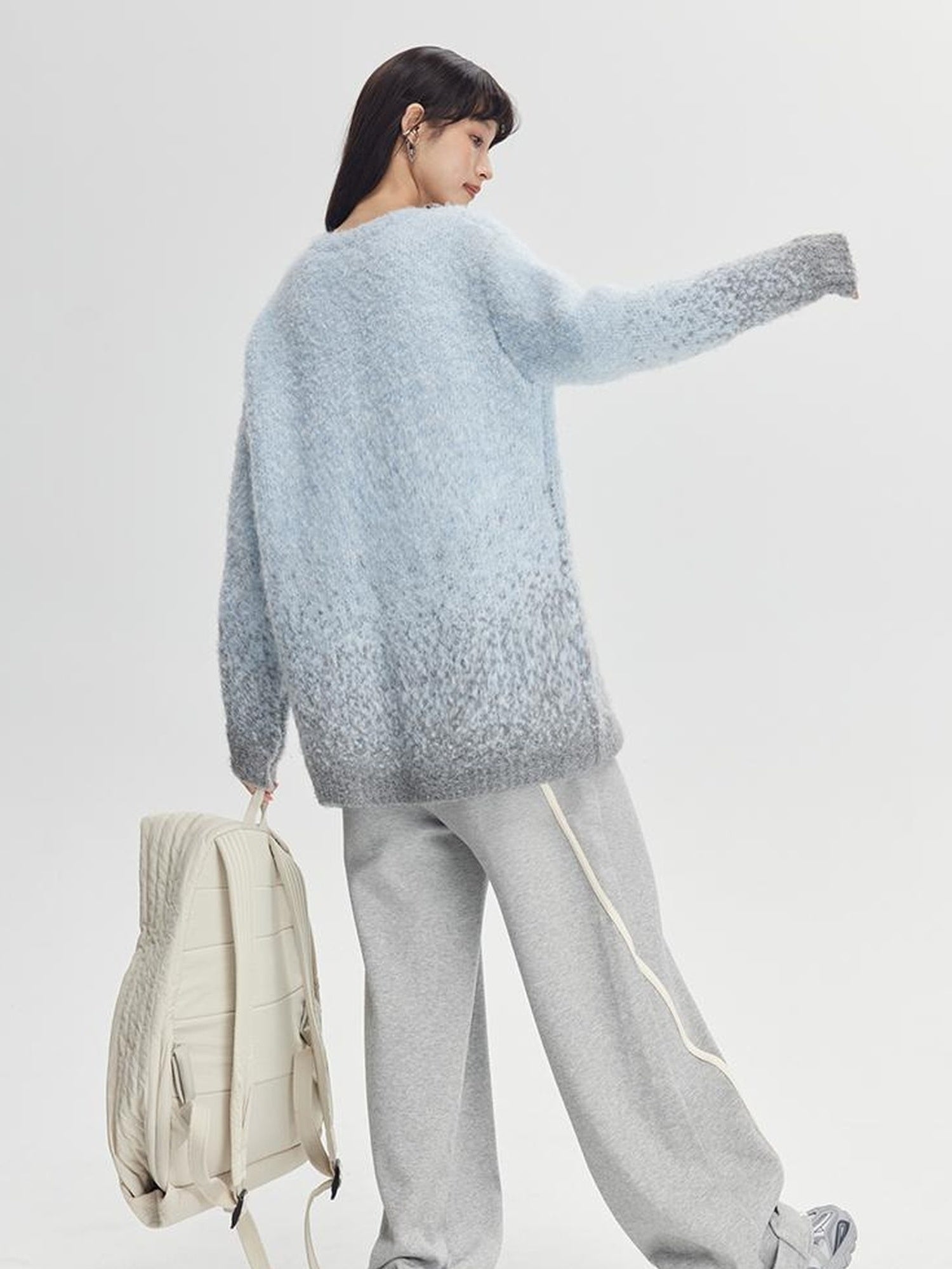 DIDDI MODA Starry Gradient Knit Sweater
