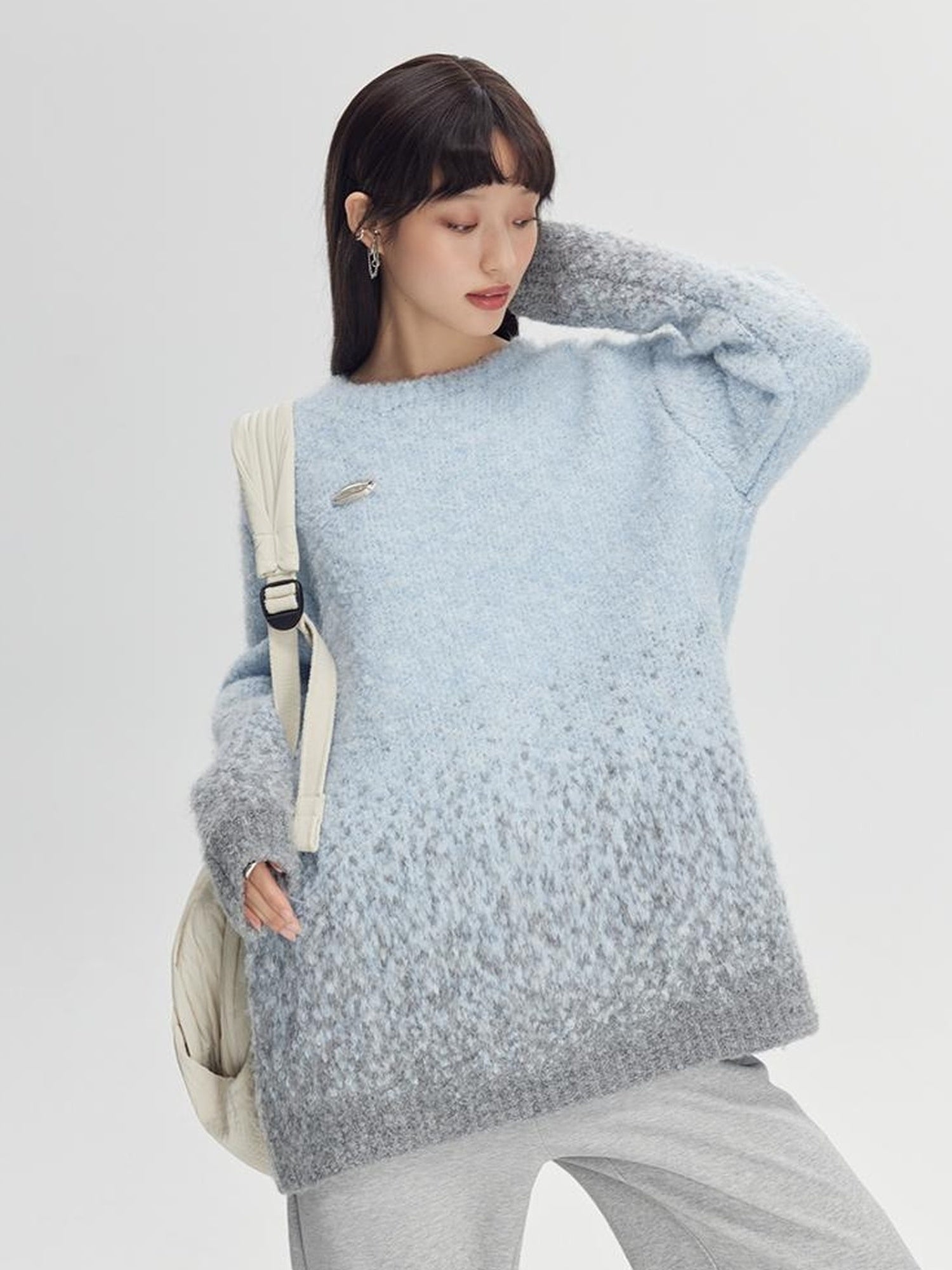 DIDDI MODA Starry Gradient Knit Sweater