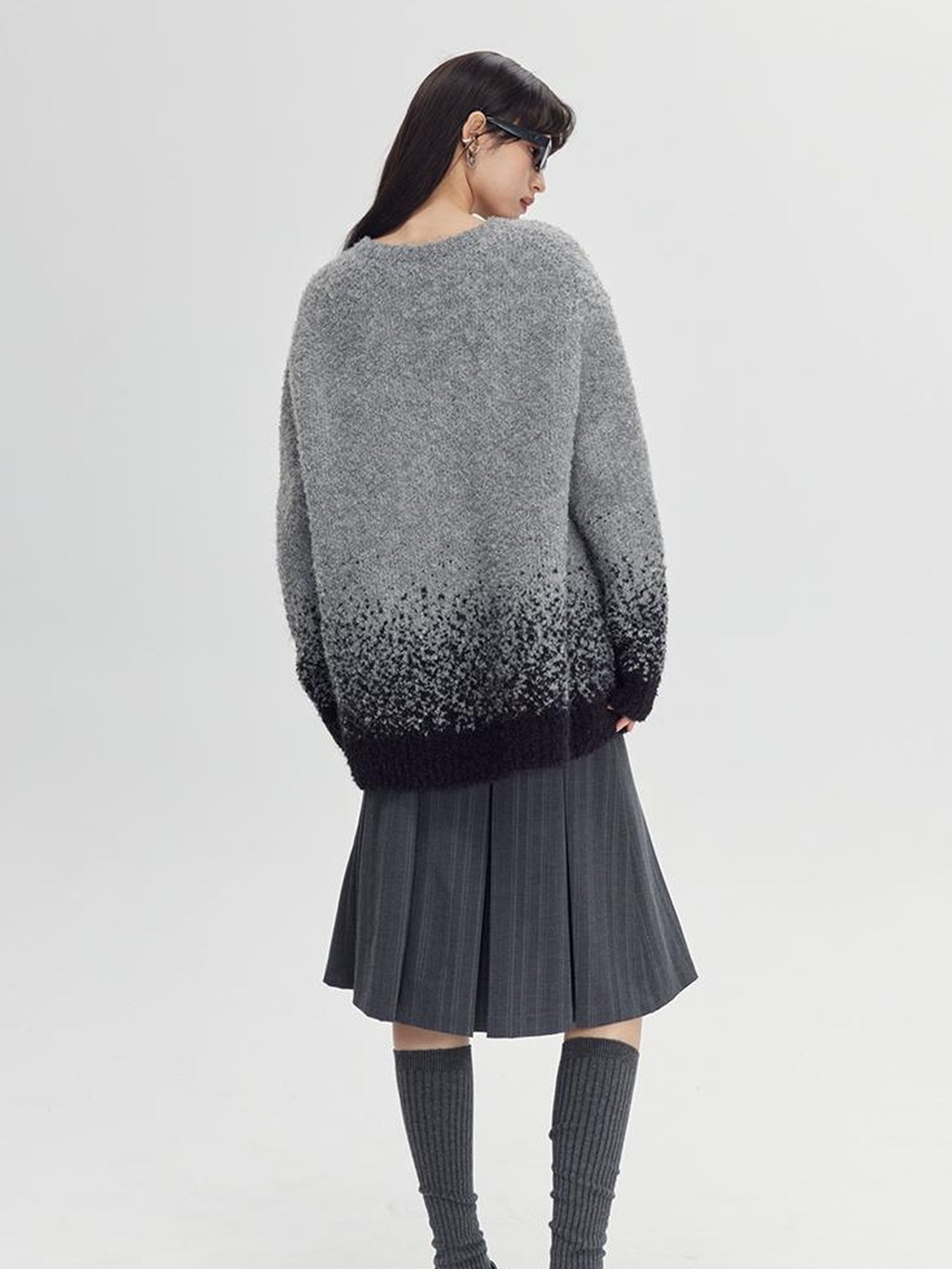 DIDDI MODA Starry Gradient Knit Sweater