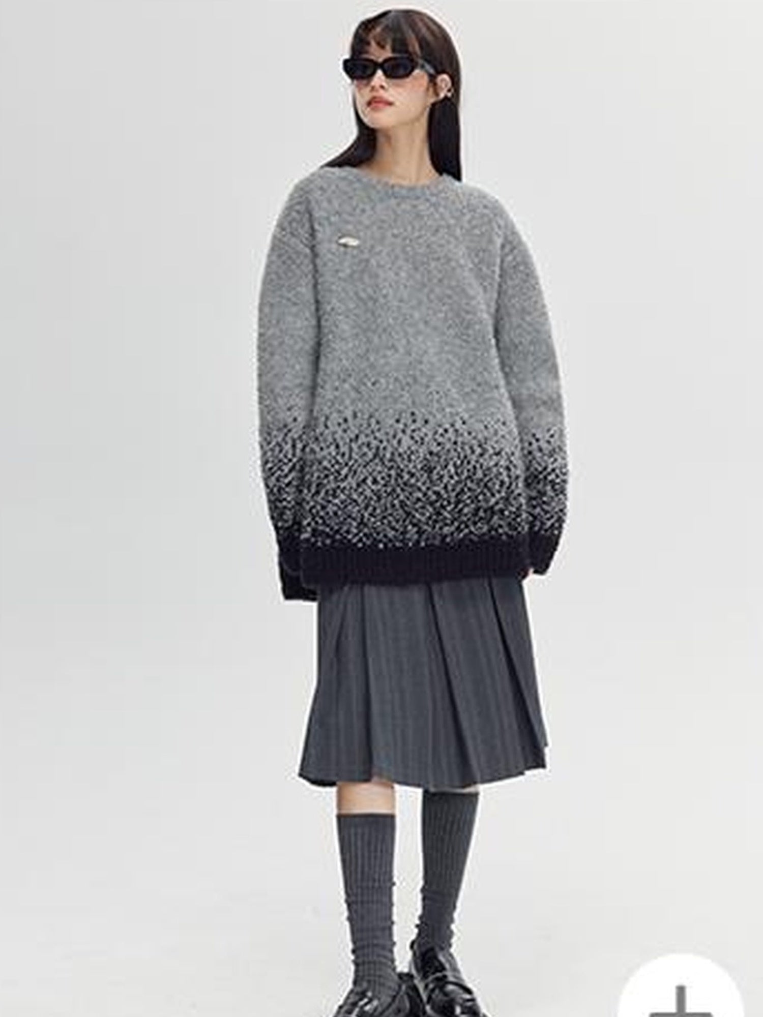 DIDDI MODA Starry Gradient Knit Sweater