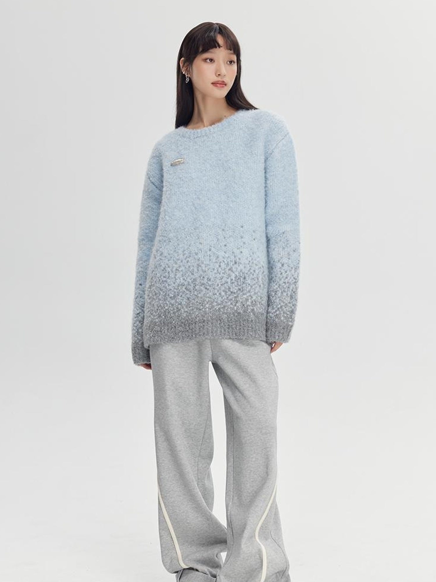 DIDDI MODA Starry Gradient Knit Sweater