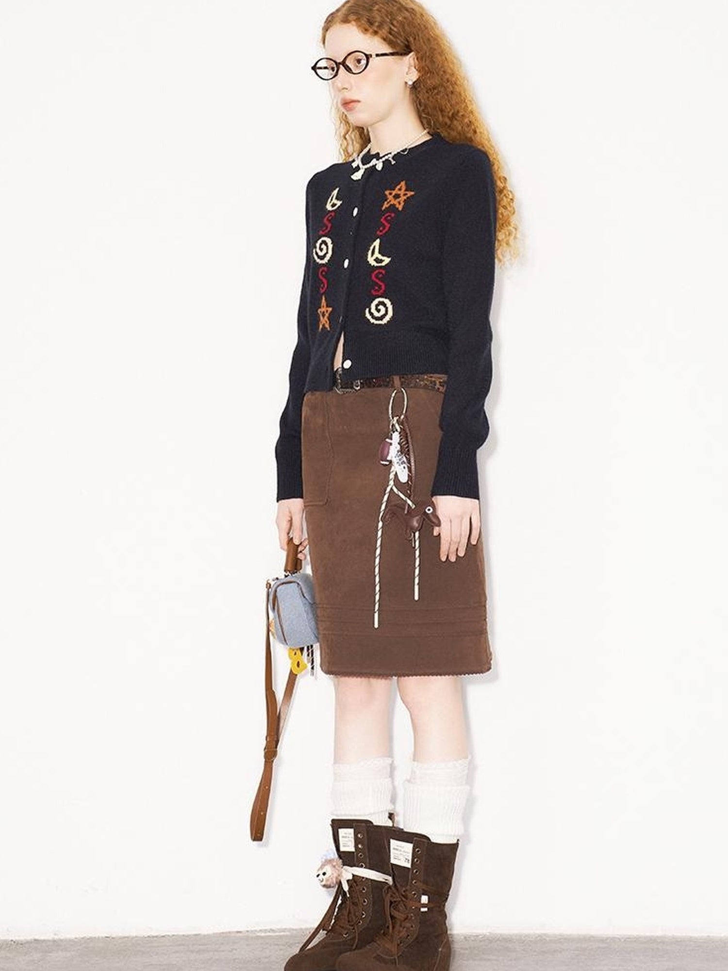 DIDDI MODA Starry Moon Knit Cardigan