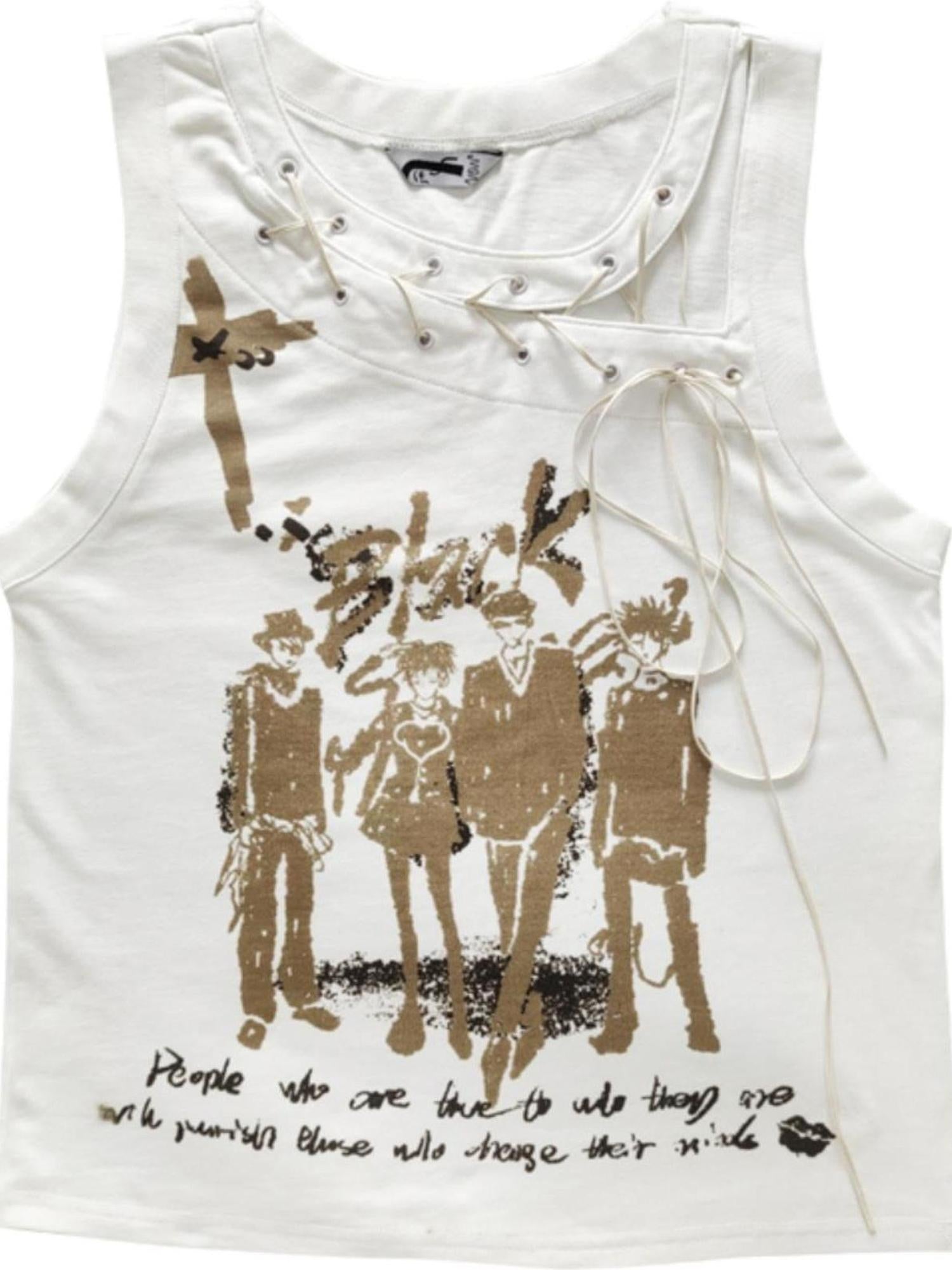 WSW WUSHENWU Street Loose Cut Unisex Tee