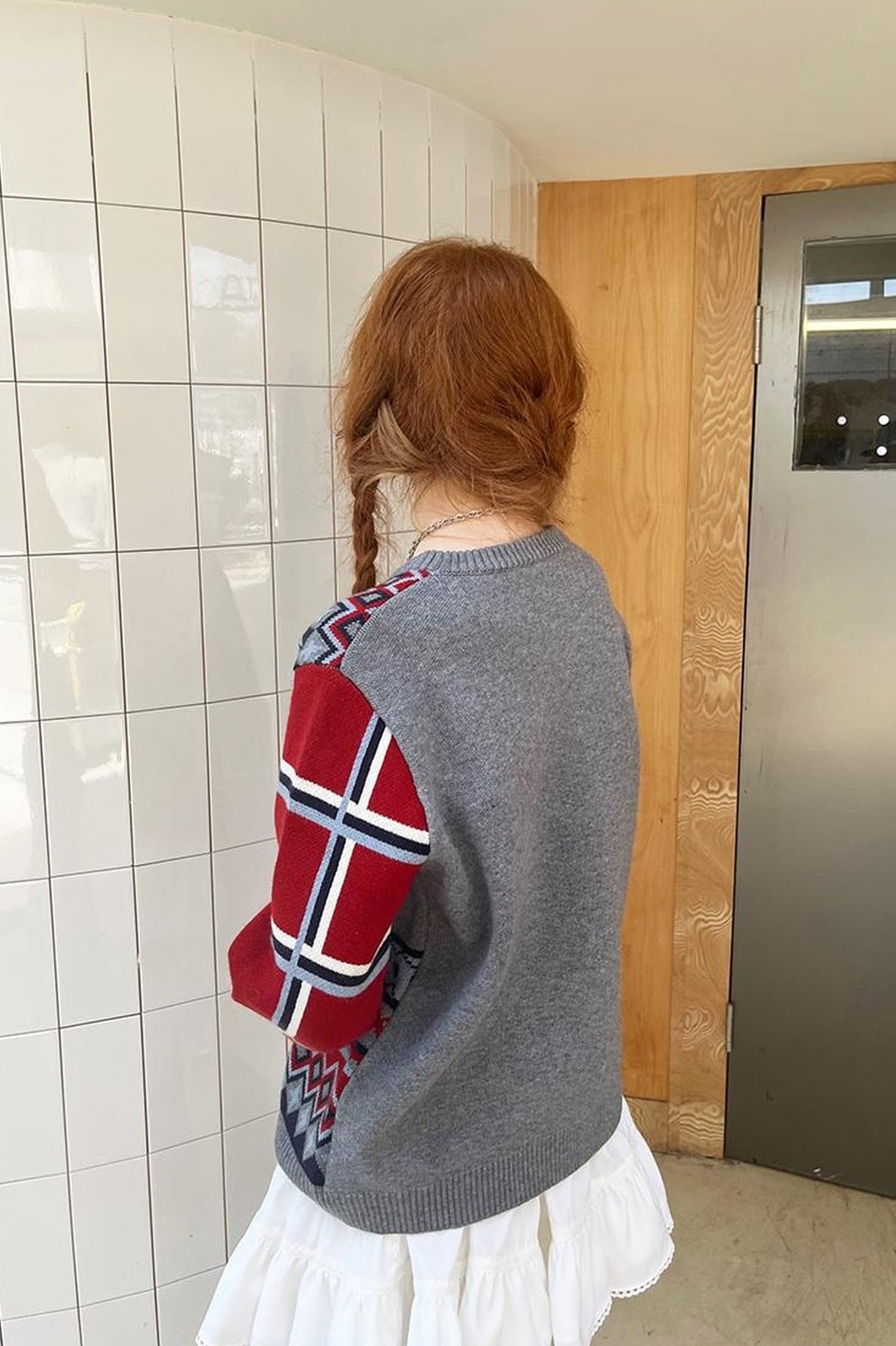 DIDDI MODA Striped Dragon Cowdog Knit Set