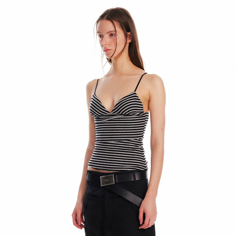 ALINNV STUDIO Adjustable Strap Triangle Cup Camisole