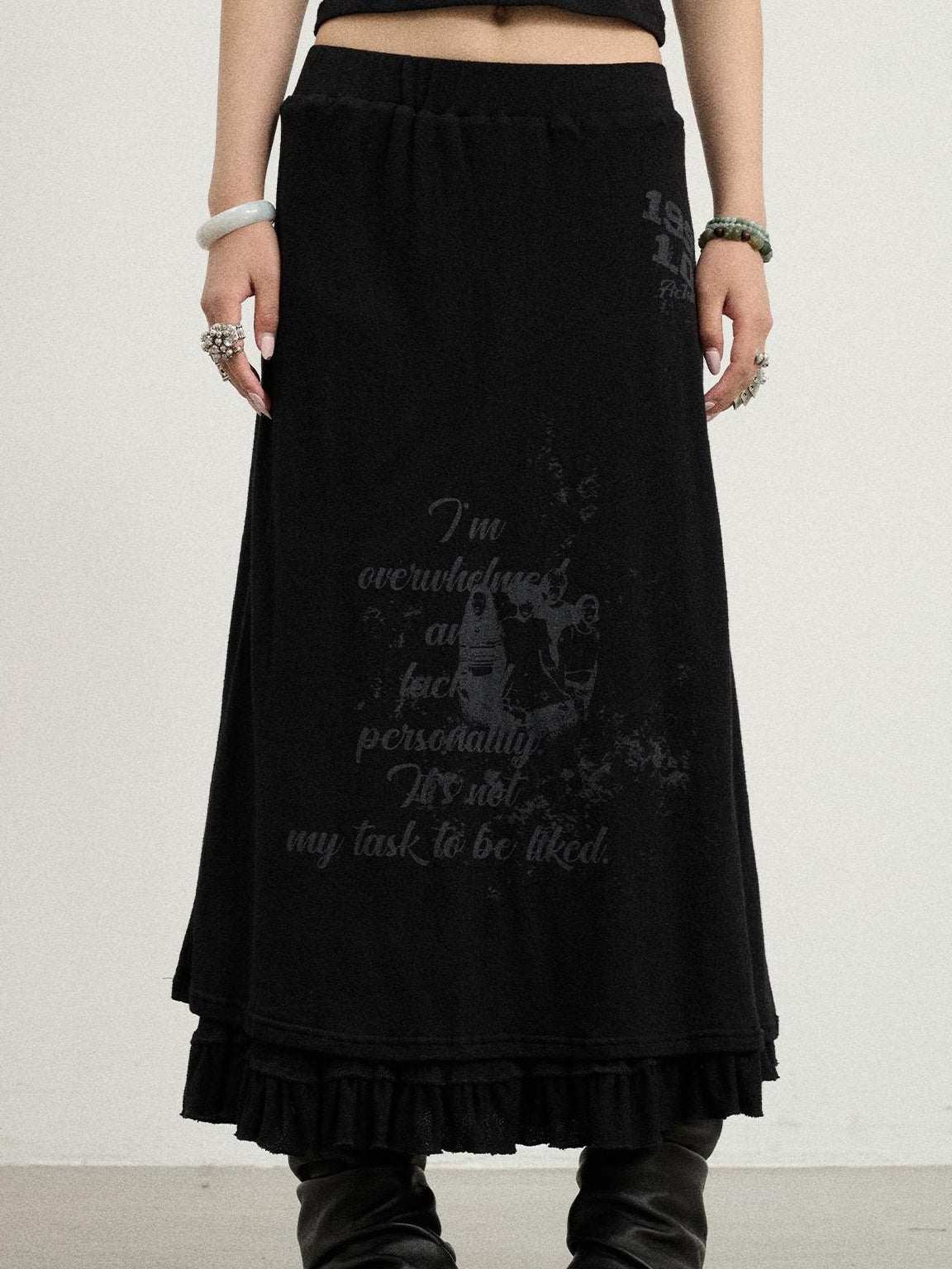 Achihara Summer A-Line Pleated Midi Skirt Dresses