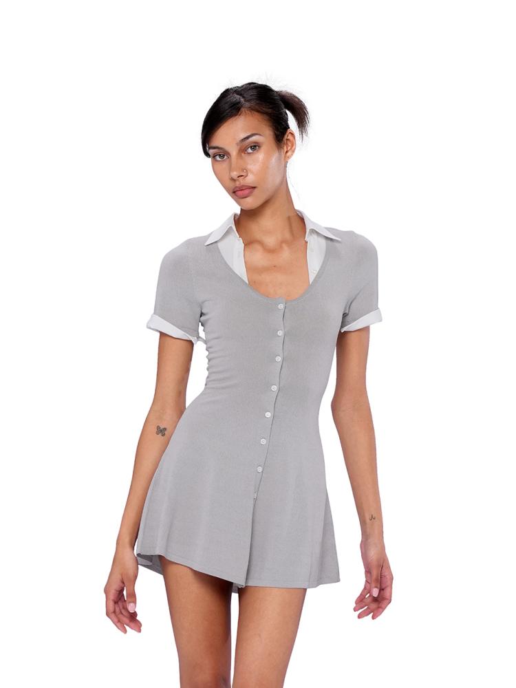 SweetChilling Summer Knit A-Line Sleeveless Dress