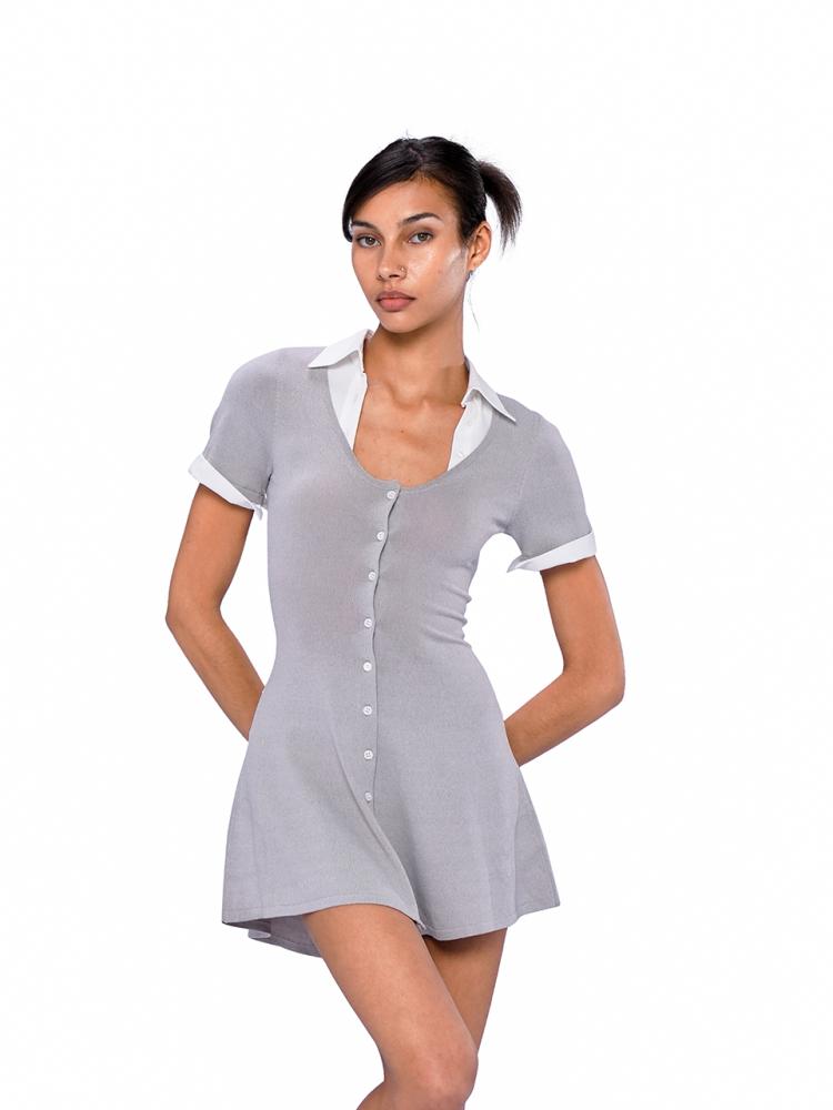 SweetChilling Summer Knit A-Line Sleeveless Dress