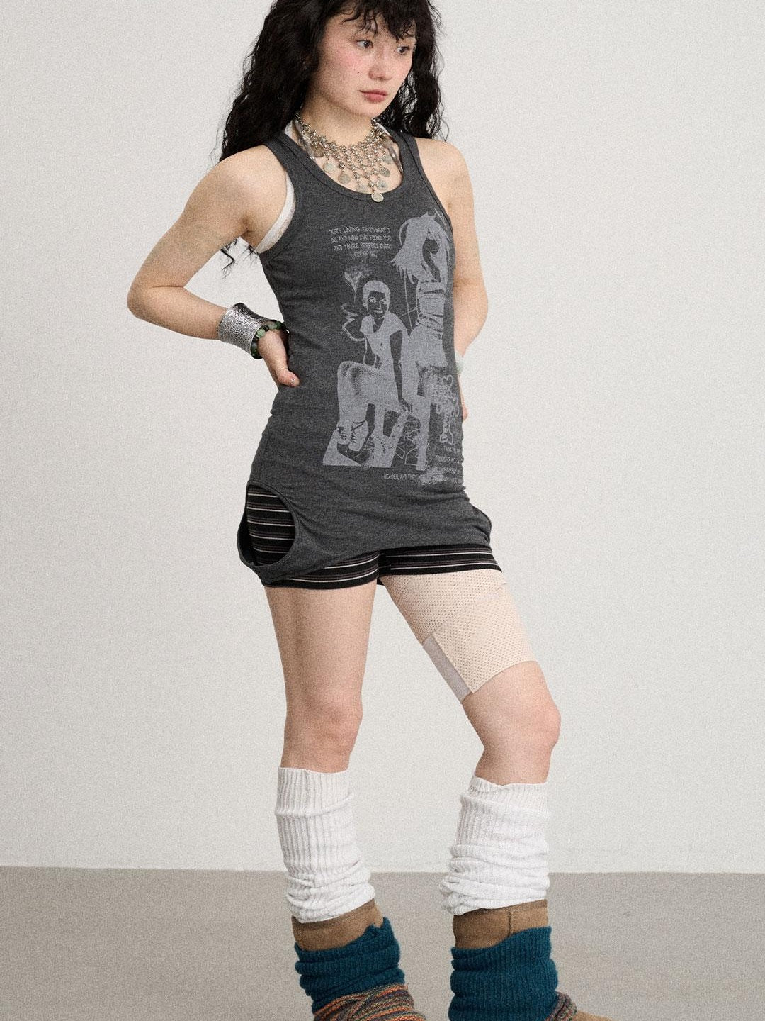 Achihara Summer Layered Dress With Short Skirt And Straps Dresses