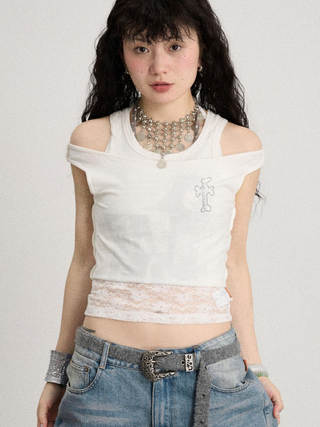 Achihara Summer Layered Dress With Short Skirt And Straps Dresses