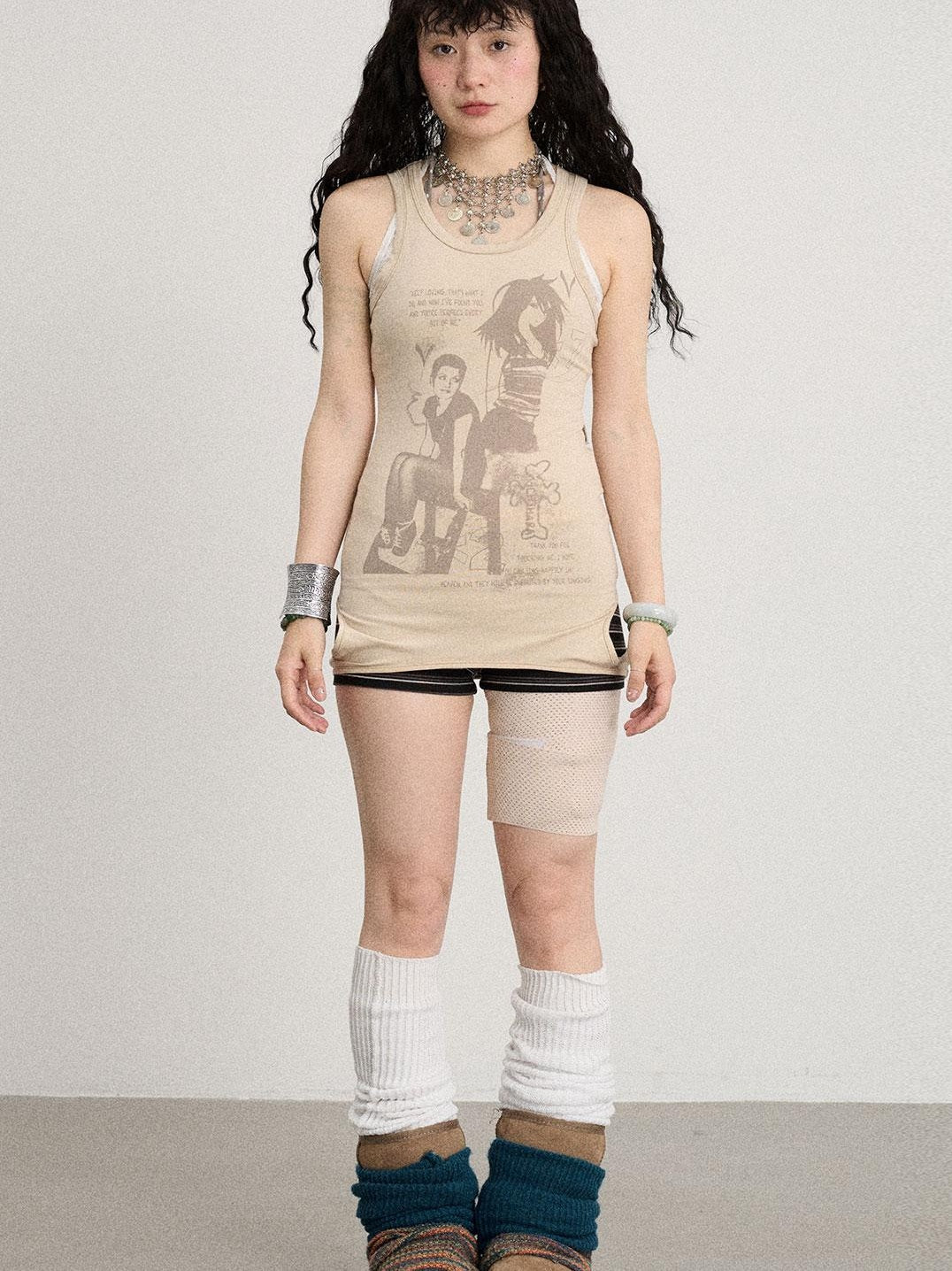 Achihara Summer Layered Dress With Short Skirt And Straps Dresses