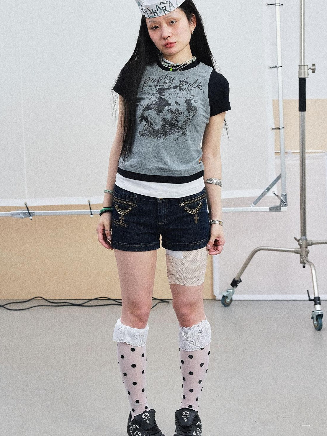 Achihara Summer Layered Short Sleeve T-Shirt For Women