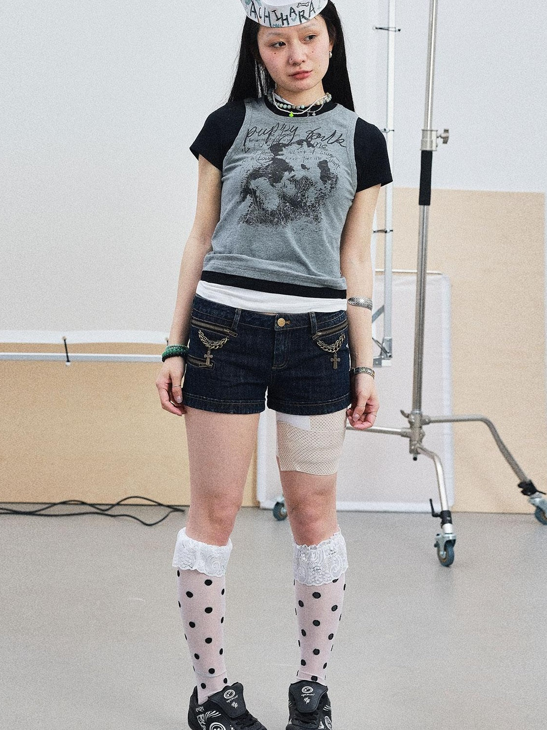 Achihara Summer Layered Short Sleeve T-Shirt For Women