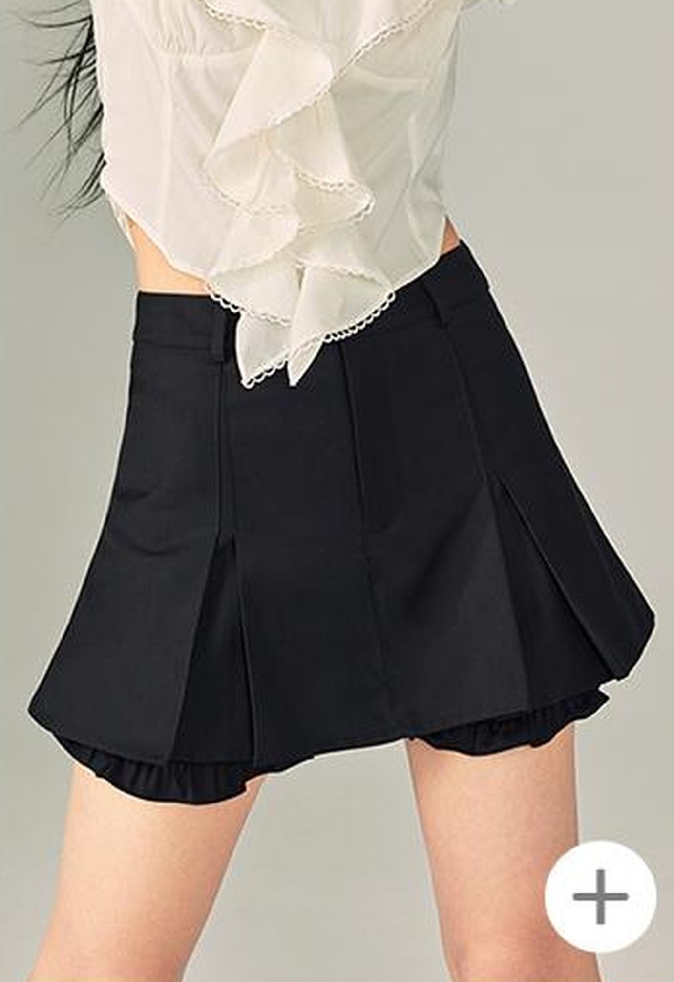 DIDDI MODA Summer Romance Layered Ruffle Crop Top
