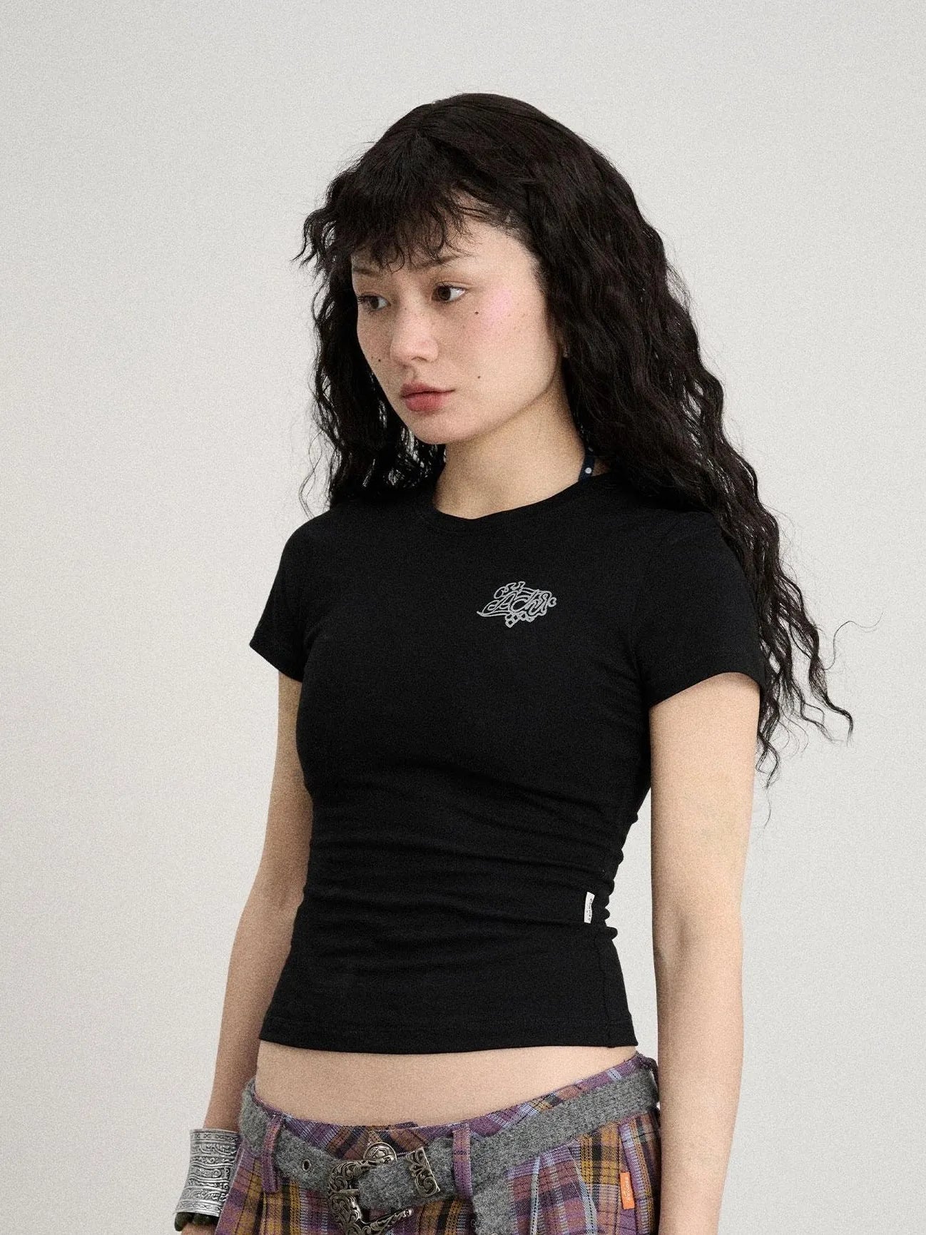 Summer Slim Fit Waist Defining Cotton T-Shirt