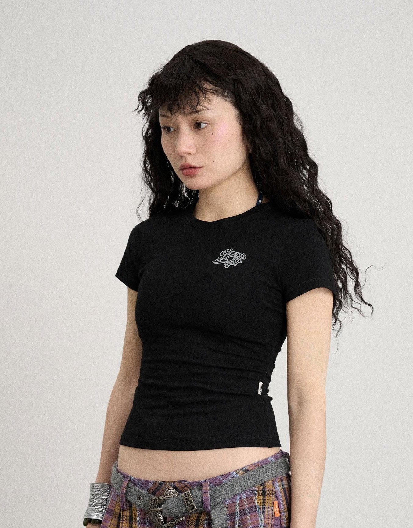 Achihara Summer Slim Fit Waist Defining Cotton T Shirt
