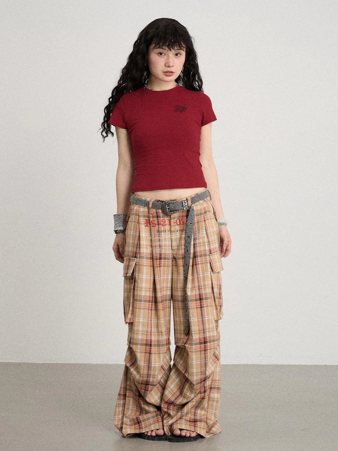 Summer Slim Fit Waist Defining Cotton T-Shirt