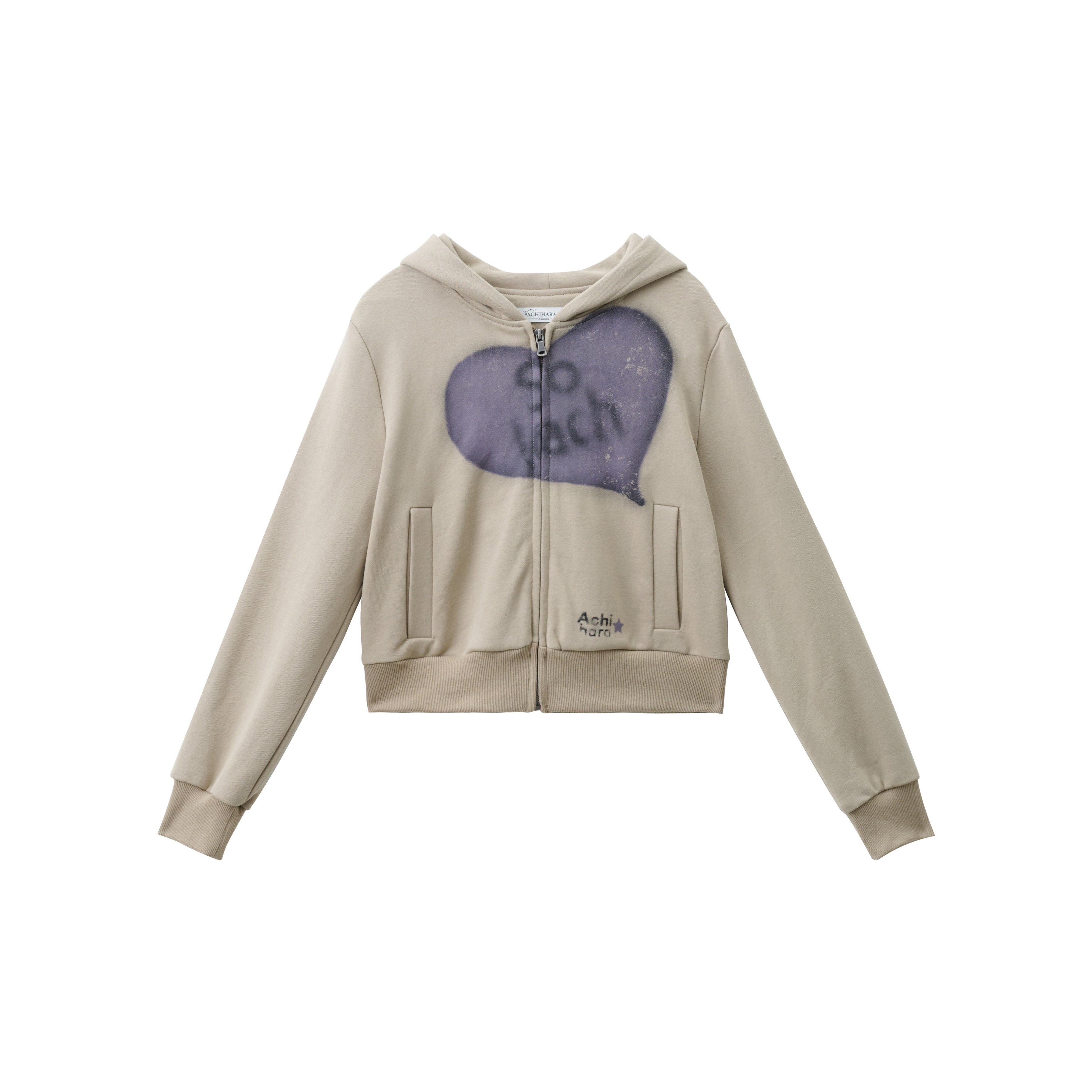 Achihara Weekend Bliss Cropped Hoodie
