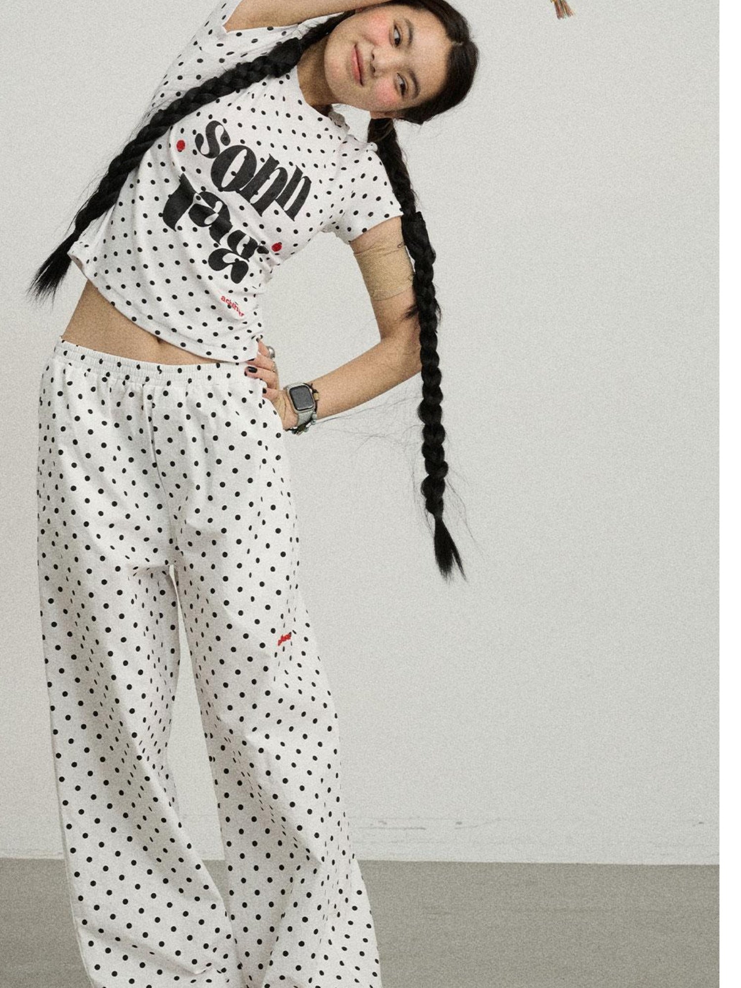 Achihara Sunday Polka Pants For Women