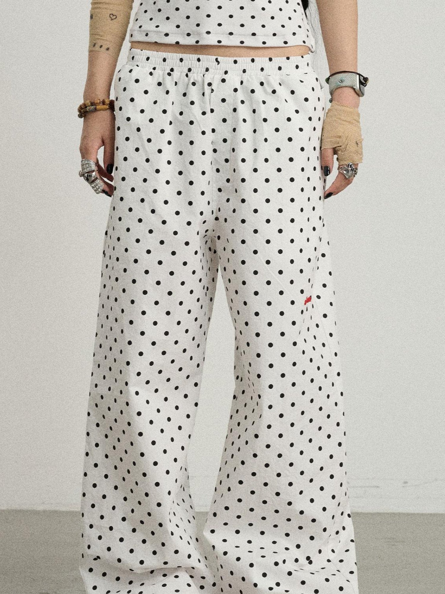 Achihara Sunday Polka Pants For Women