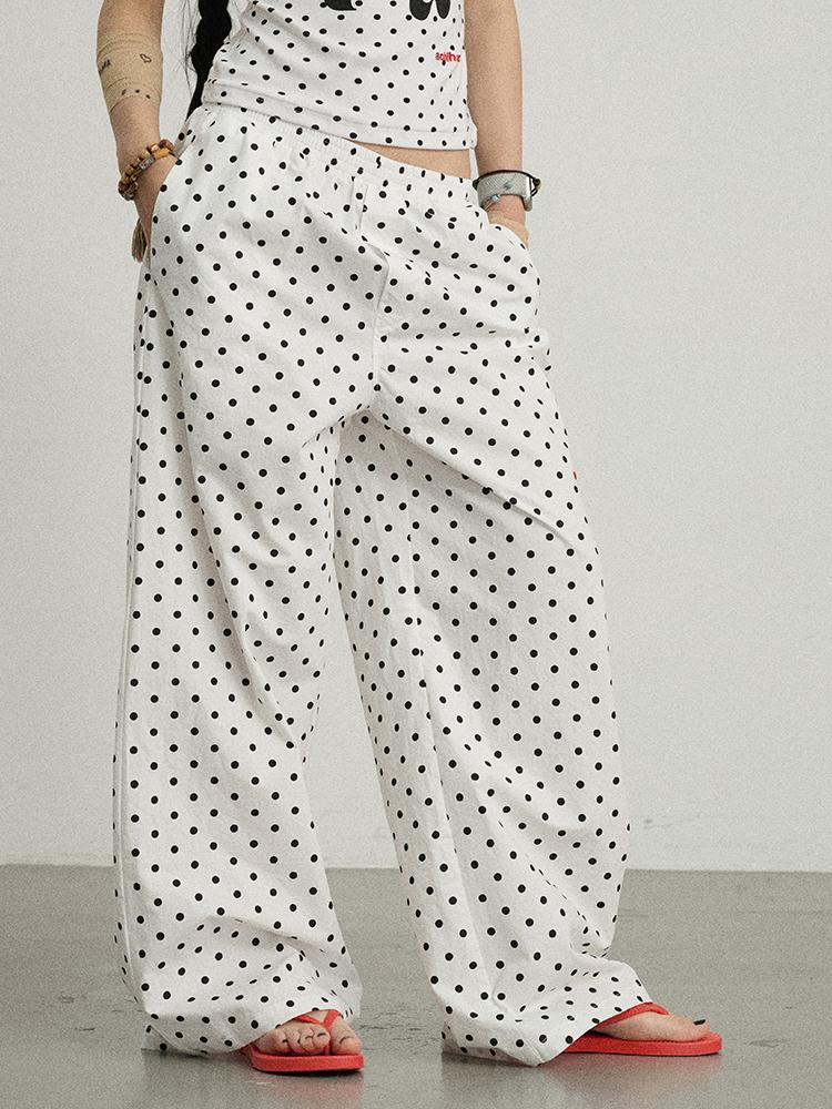 Achihara Sunday Polka Pants For Women