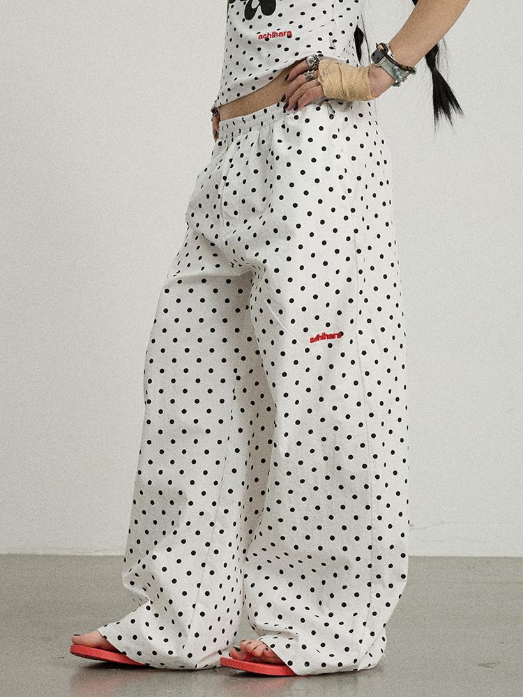 Achihara Sunday Polka Pants For Women