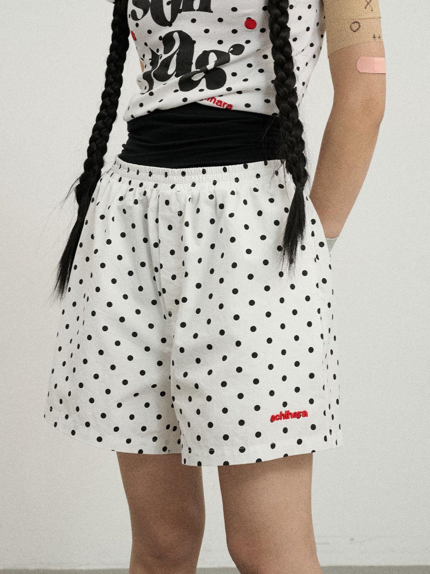 Achihara Sunday Polka Shorts For Women