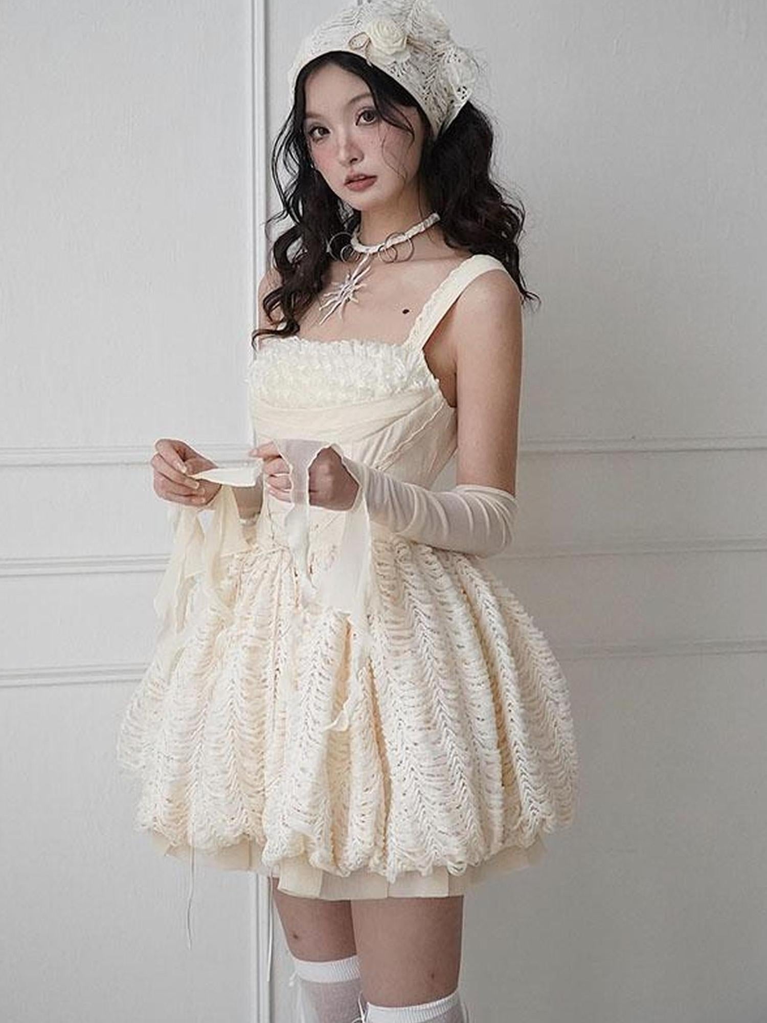 WSW WUSHENWU Sunlit Ballet Princess Dress