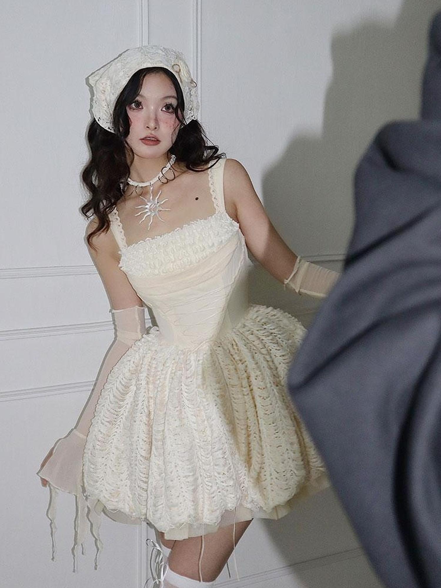 WSW WUSHENWU Sunlit Ballet Princess Dress