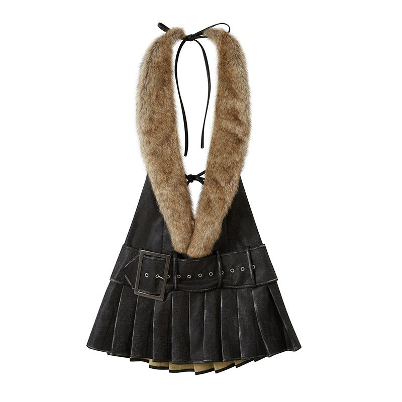 SweetChilling_Black_Halter_Neck_Sleeveless_Fitted_Women&
