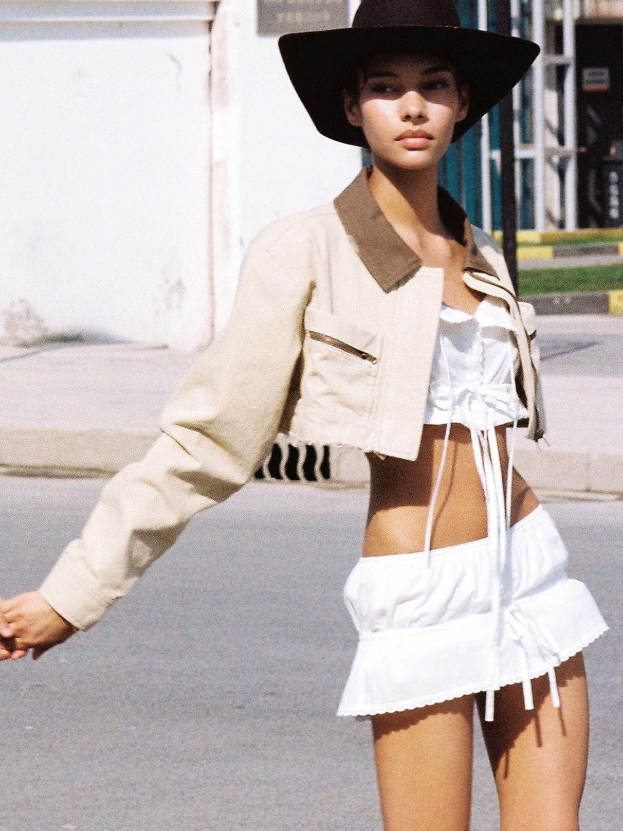 SweetChilling Boho Chic Embroidered Cropped Waist Women&