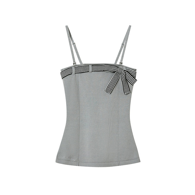 SweetChilling_Knitted_Bow_Detachable_Strapless_Women&