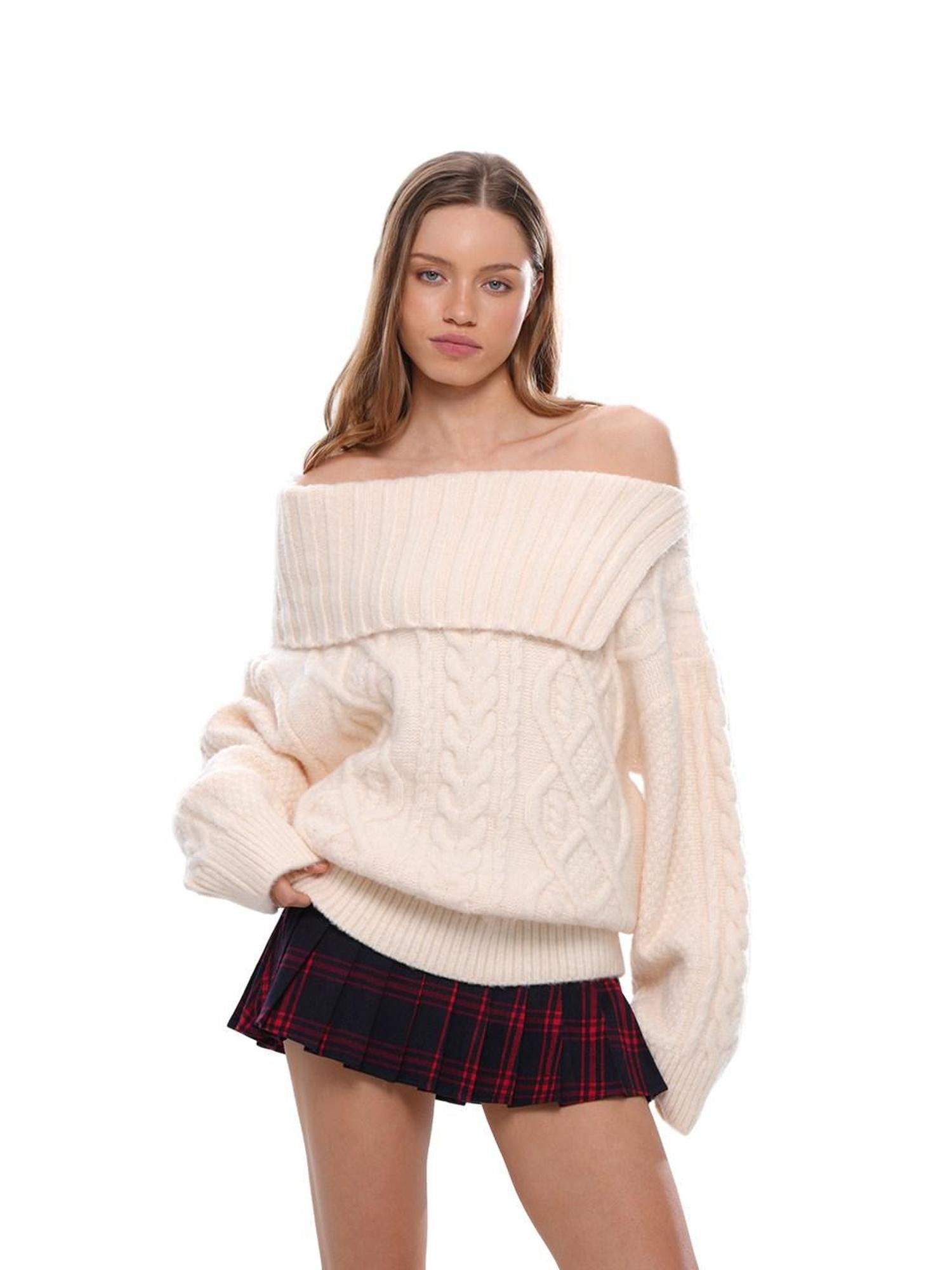 SweetChilling Maroon Check Pleated Low Waist Adjustable Women&