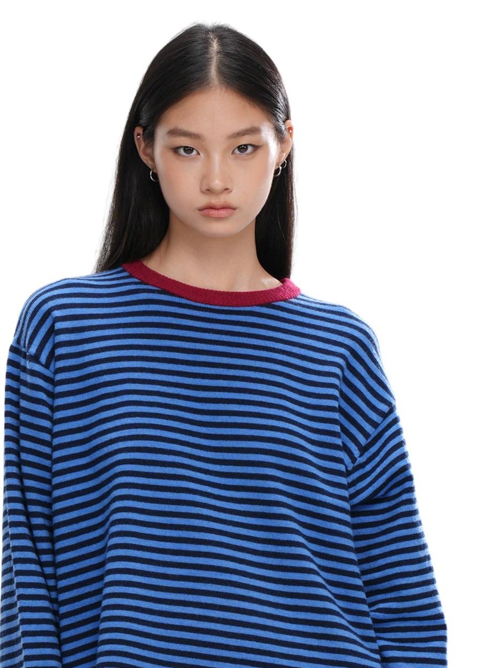 SweetChilling Nordic Striped Colorblock Women&