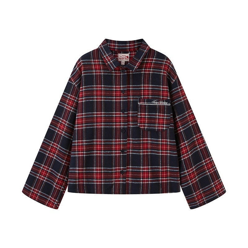 SweetChilling Plaid Comfortable Women&