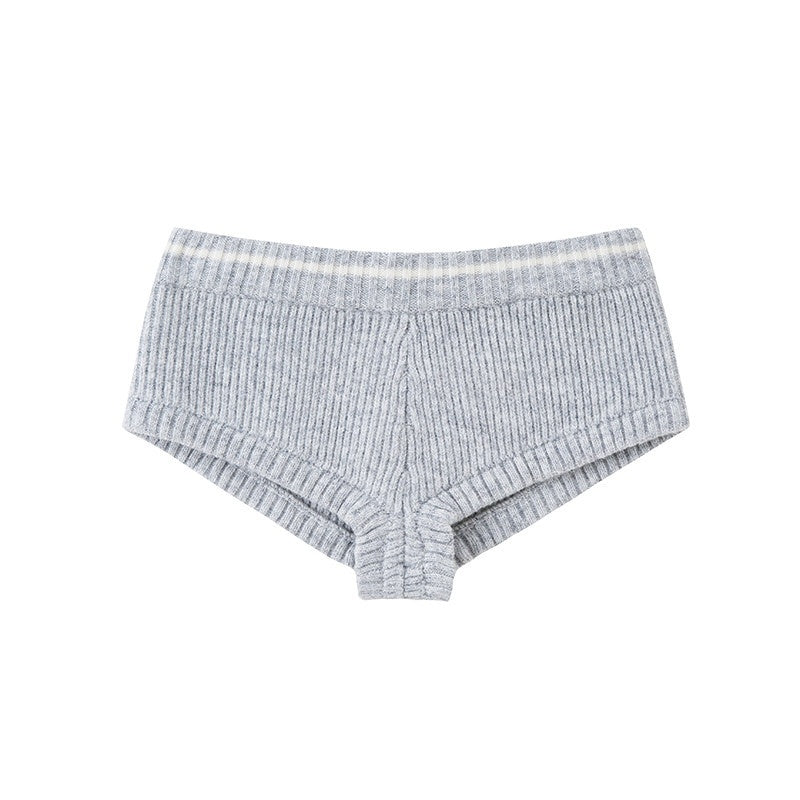 SweetChilling Reindeer Jacquard Contrast Cropped Women&