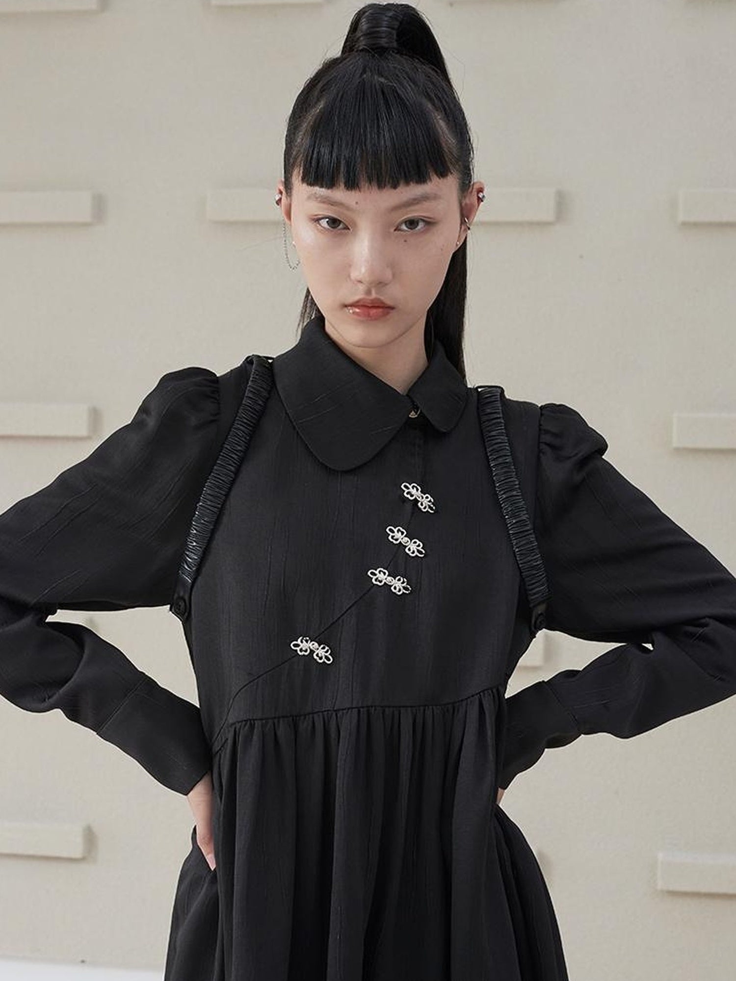 DIDDI MODA Sweet Cool Asymmetrical Cheongsam Dress