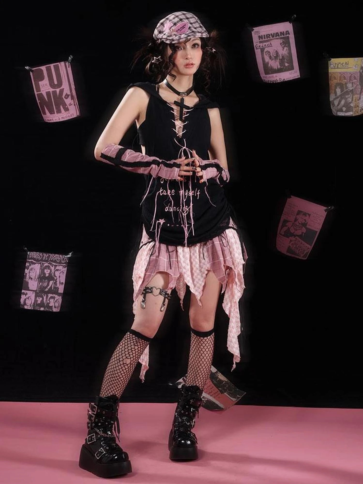 Sweet Rebel Lazy Hoodie Vest