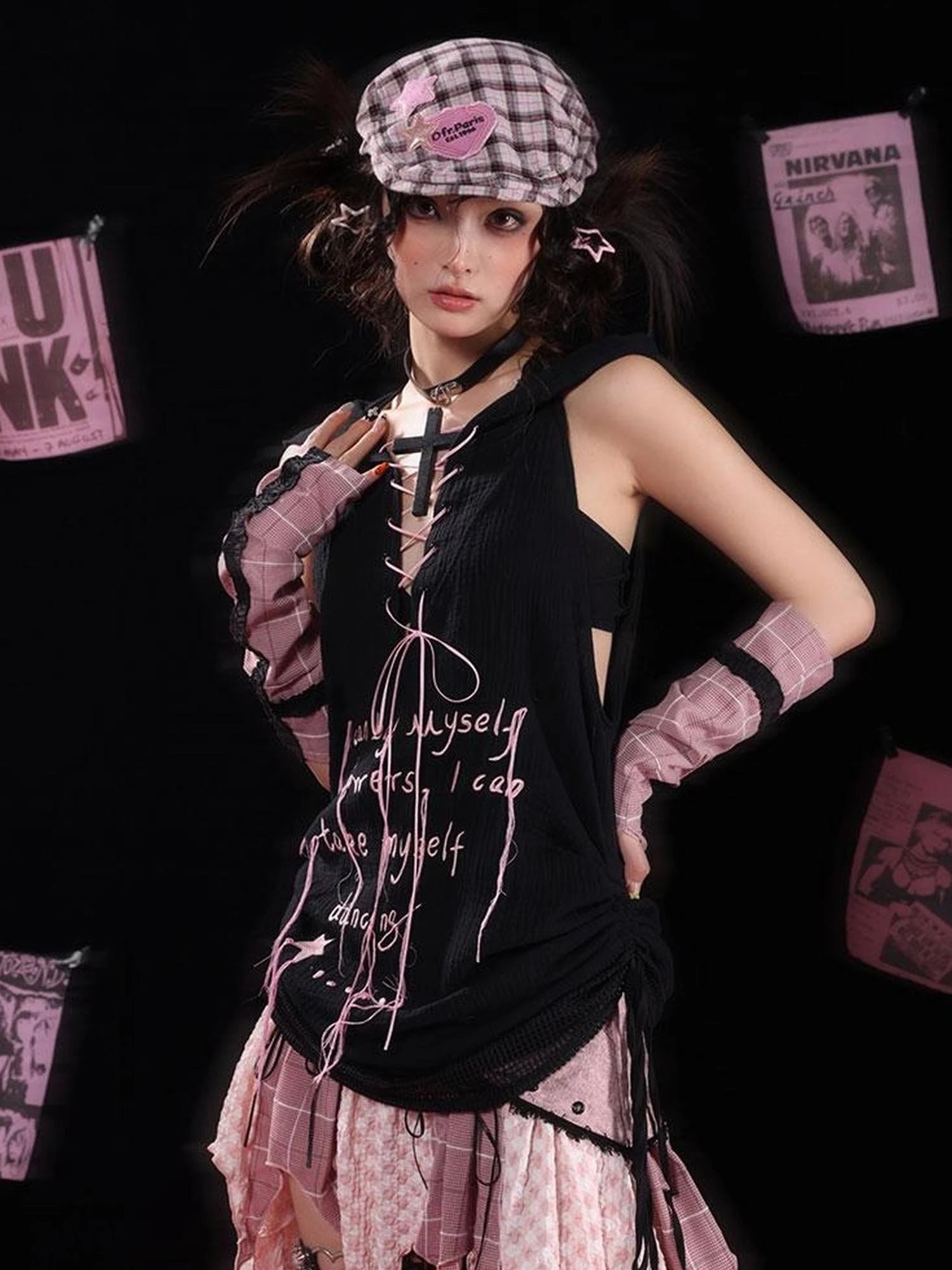 Sweet Rebel Lazy Hoodie Vest